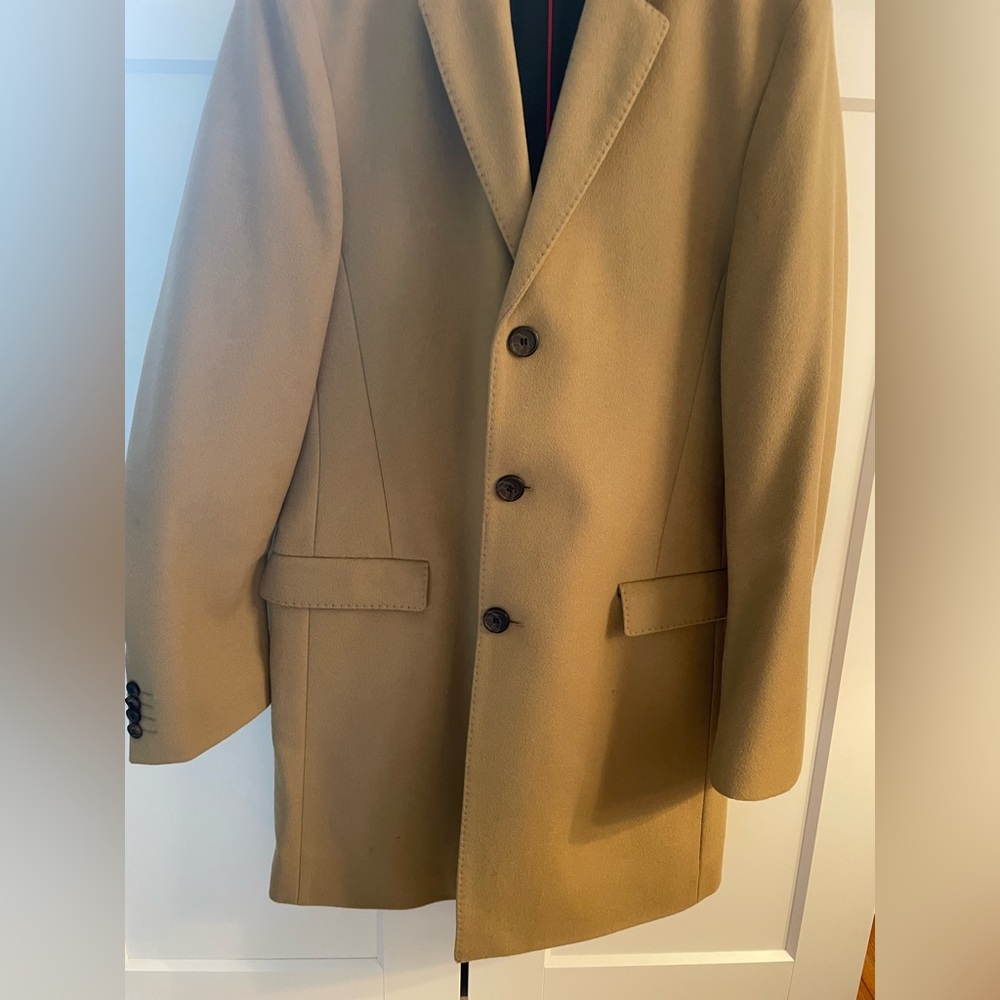 Men’s BOSS Wool Coat, Size 38 R